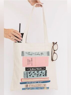 Kate Spade Stack of Classics Canvas Tote NEW with tag